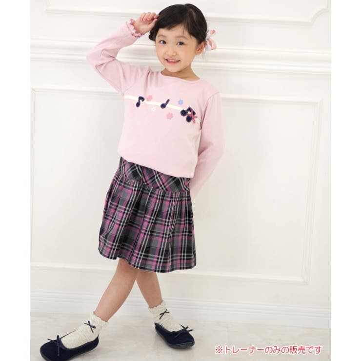 SALE!】ボントンBONTON]125cmスカートサーモンピンク【中古】子供服キッズkids女の子秋冬101132bottoms むず