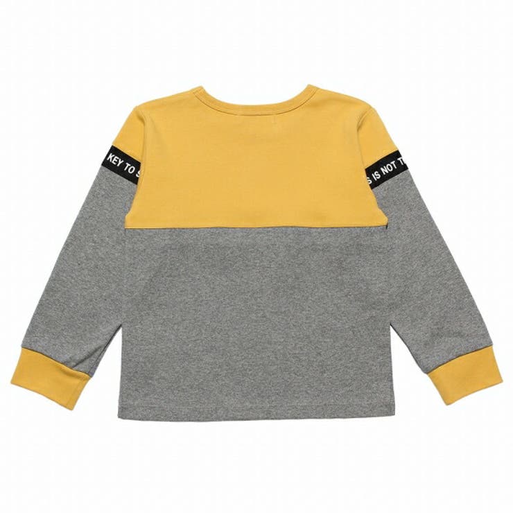 普段着通学着長袖デザイン文字入りTシャツ綿１００％