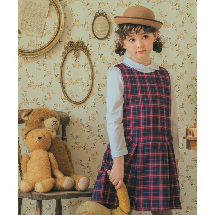話題の行列 子供服 女の子 ワンピース[品番：NONK0002369]｜moononnon ワンピース