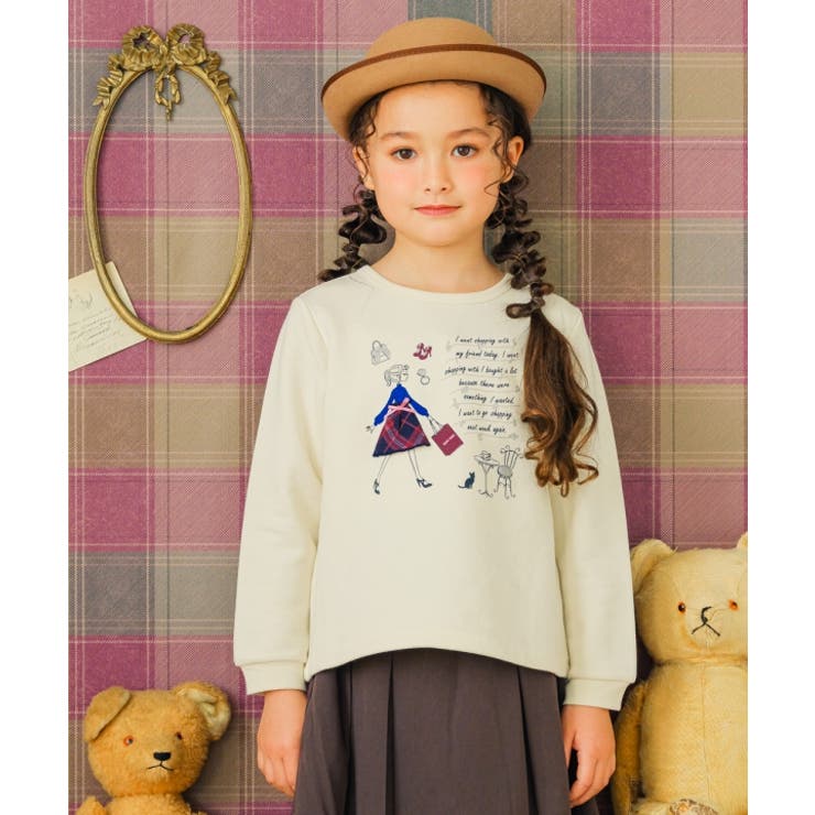 子供服 女の子 トレーナー[品番：NONK0002336]｜moononnon