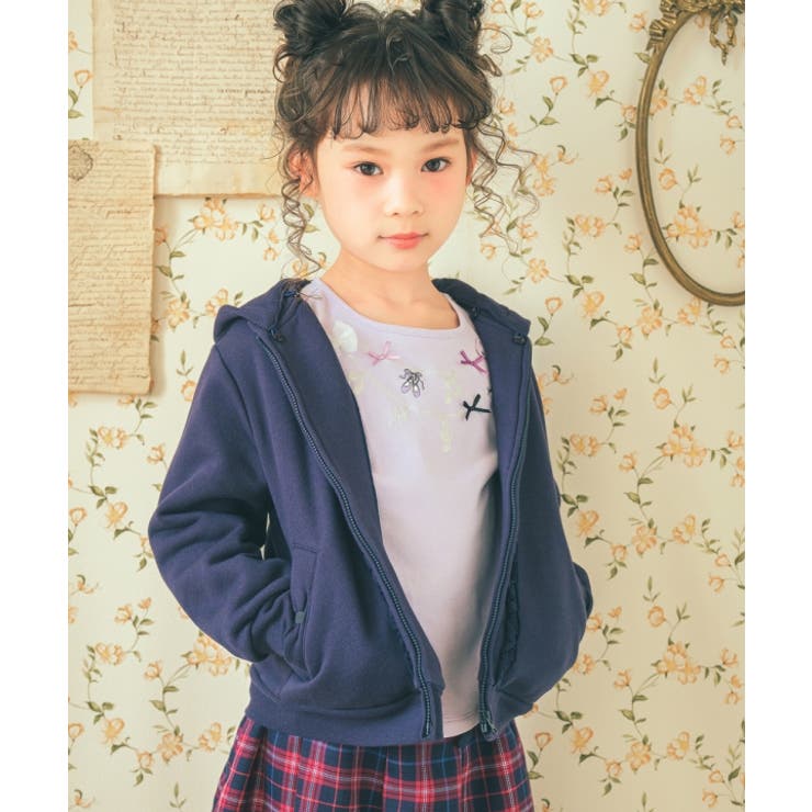 子供服 女の子 パーカー[品番：NONK0002304]｜moononnon