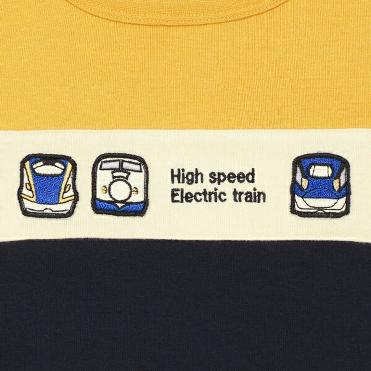 通園着通学着普段着スクールカジュアル切り替え電車乗り物ワッペンキッズ服