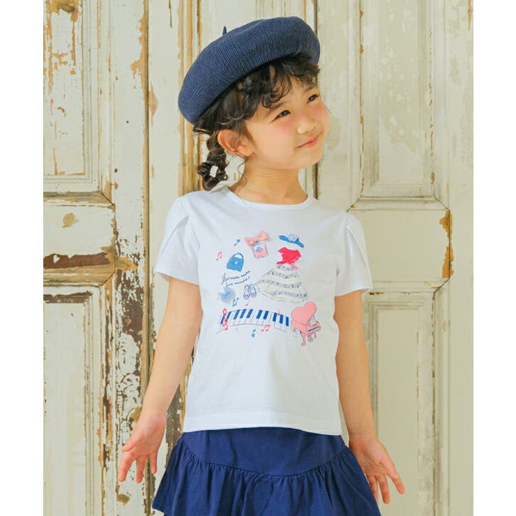 子供服 女の子 Tシャツ[品番：NONK0002277]｜moononnon