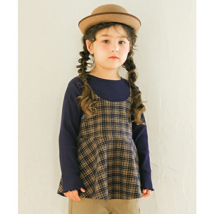 ネイビー(06) | 子供服 女の子 Tシャツ | moononnon