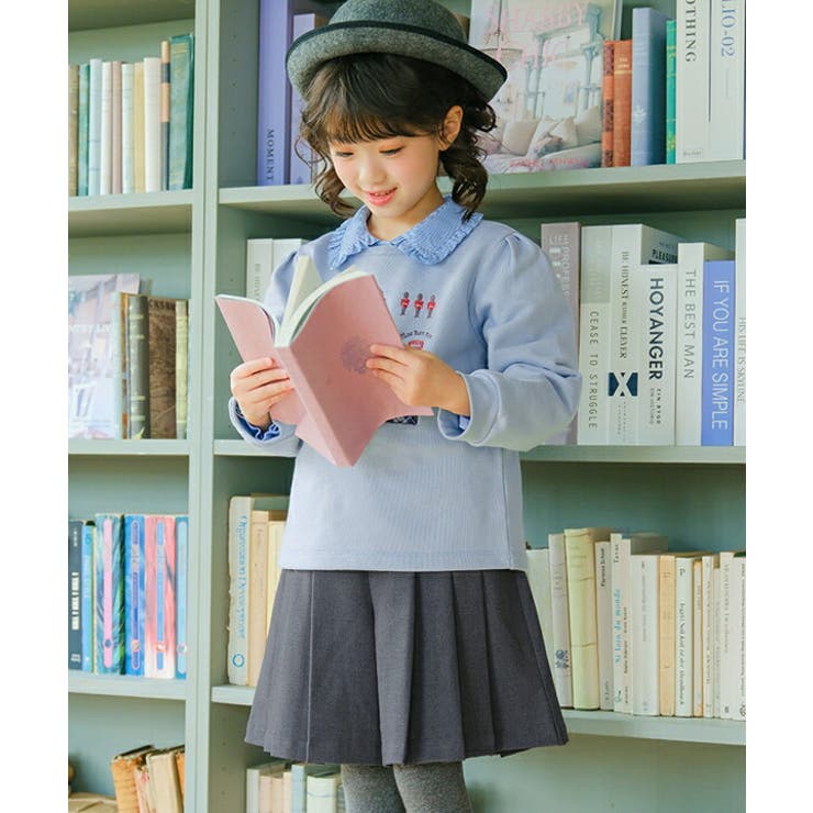 杢グレー(92) | 子供服 女の子 キュロット | moononnon