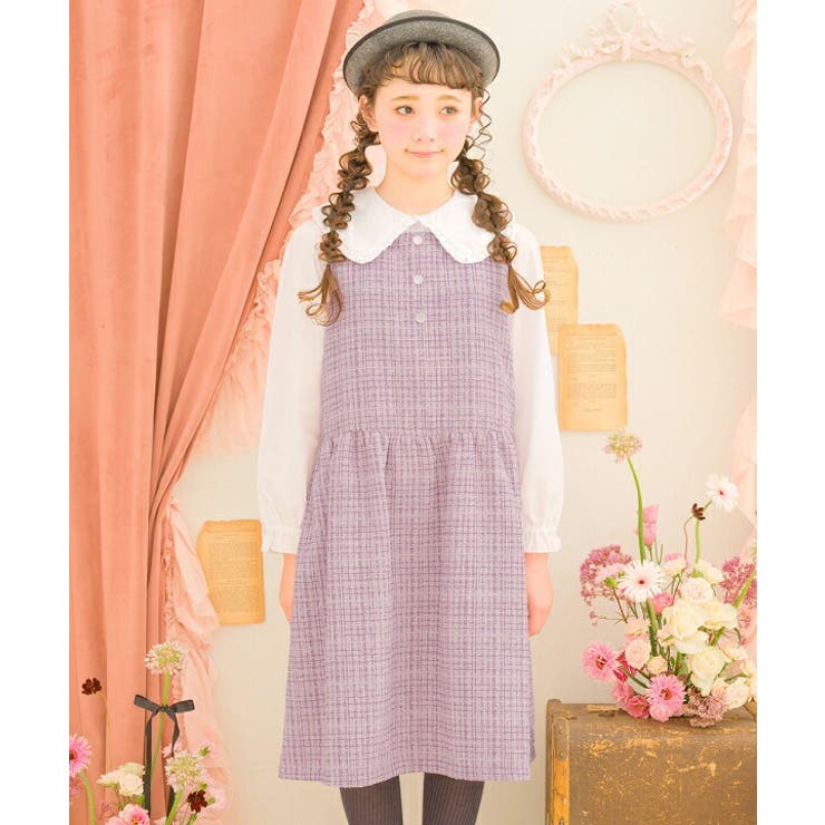 パープル(91) | 子供服 女の子 ワンピース | moononnon