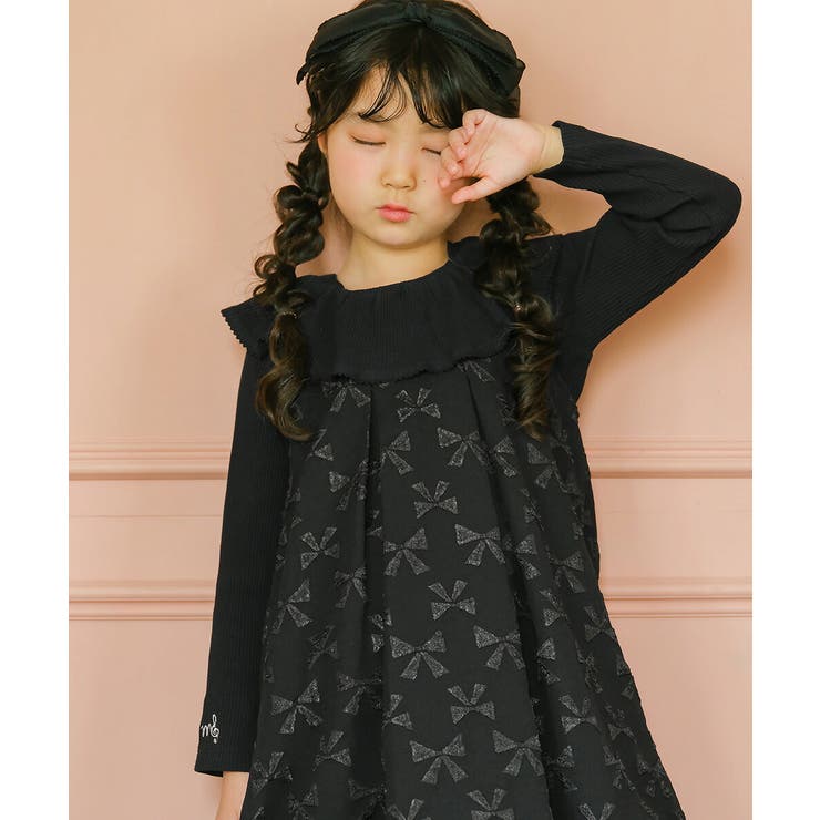ブラック(00) | 子供服 女の子 Tシャツ | moononnon