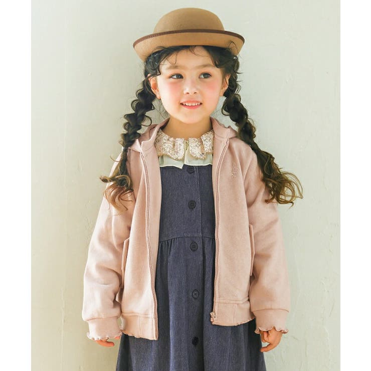 ネイビー(06) | 子供服 女の子 パーカー | moononnon