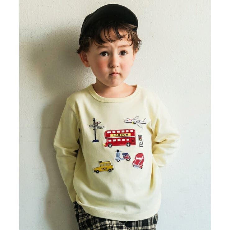 アイボリー(12) | 子供服 男の子 Tシャツ | moononnon