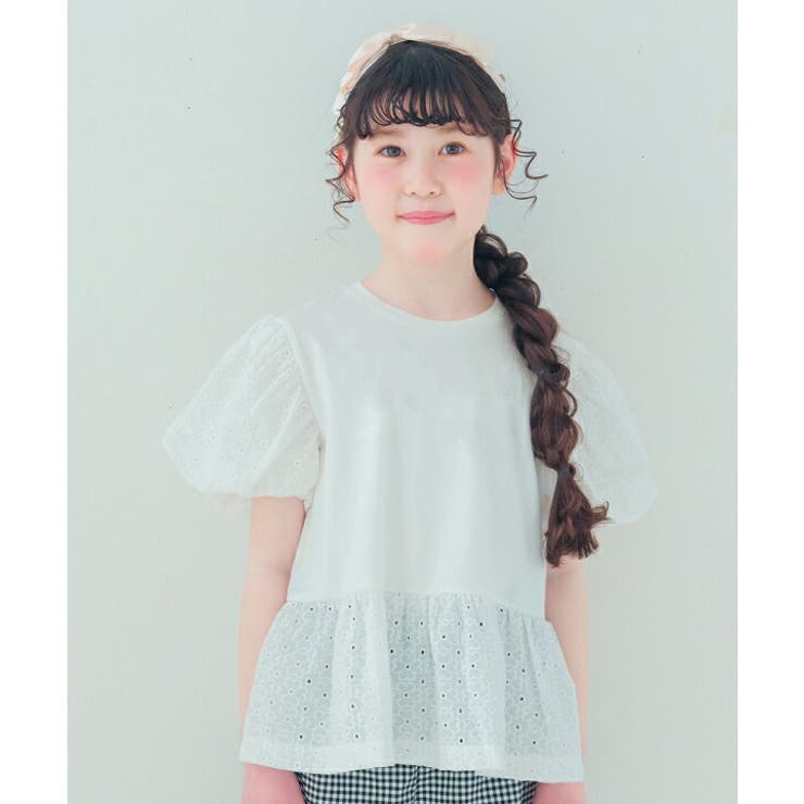 オフホワイト(11) | 子供服 女の子 Tシャツ | moononnon