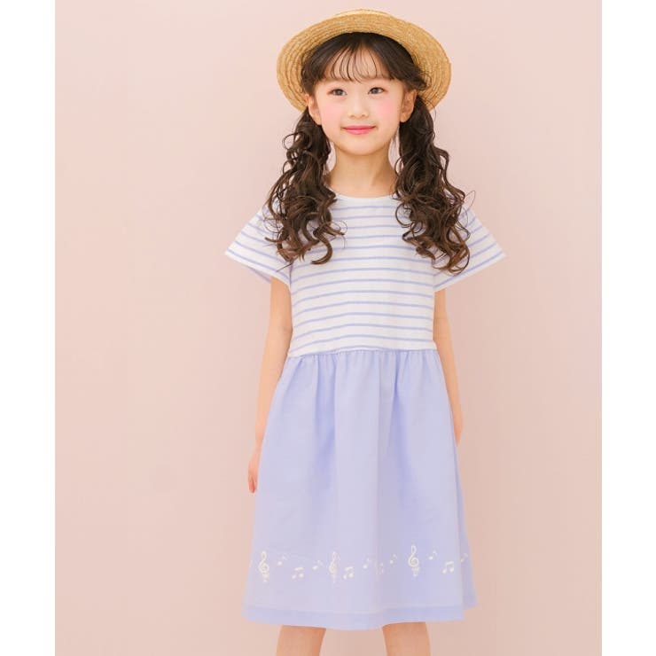 ブルー(61) | 子供服 女の子 ワンピース | moononnon