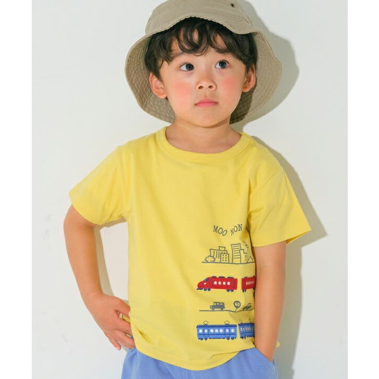 イエロー(04) | 子供服 男の子 Tシャツ | moononnon