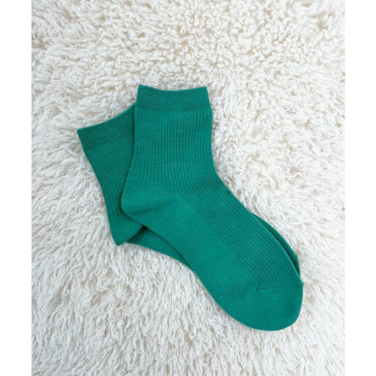 GRN0 | ムジリブカラーsox | RETRO GIRL