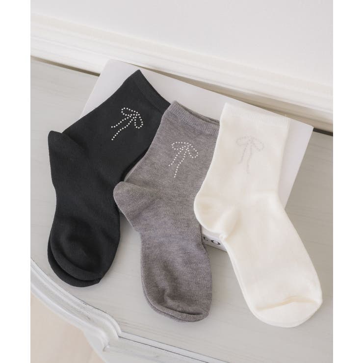 ビジューリボンソックス | RETRO GIRL | 詳細画像2 