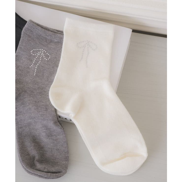 ビジューリボンソックス | RETRO GIRL | 詳細画像3 