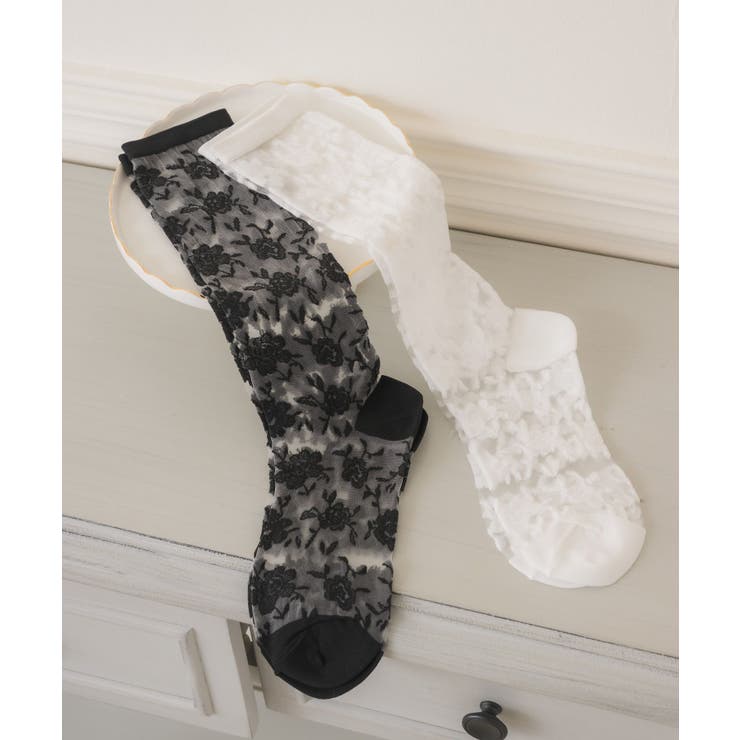 フラワーチュールハイソックス | RETRO GIRL | 詳細画像2 