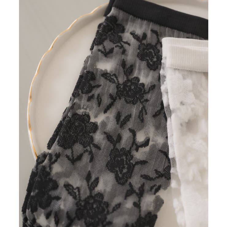 フラワーチュールハイソックス | RETRO GIRL | 詳細画像4 