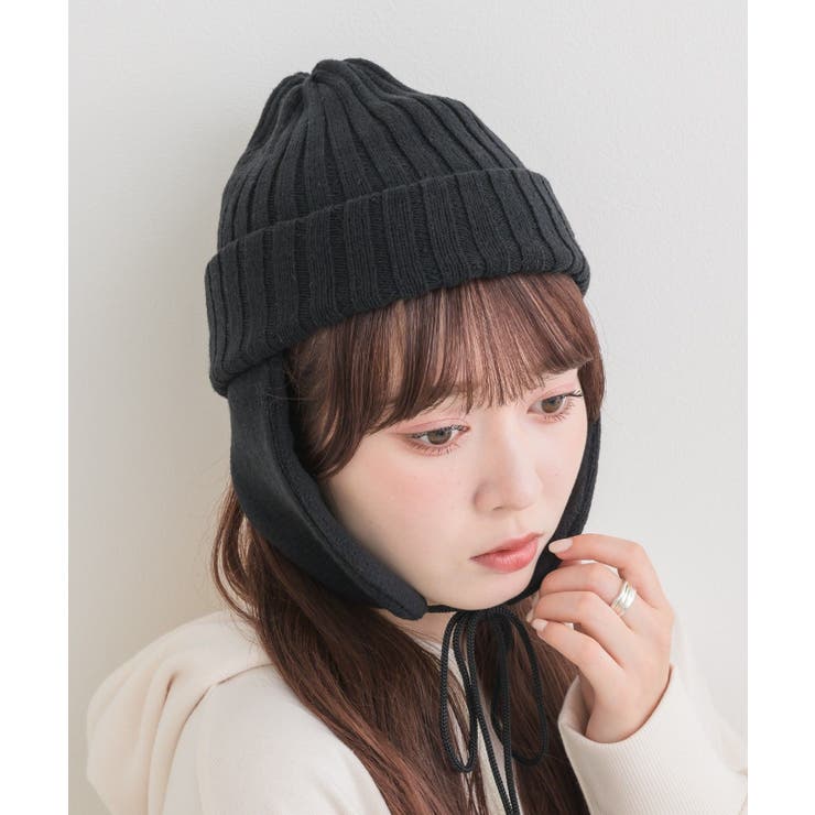 ドッグイヤーニットキャップ ドッグイヤーニットワッチ 【casita】カシータ/帽子/ニットキャップ