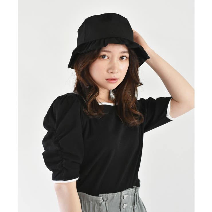 フリルバケットハット[品番：RTGW0004245]｜RETRO GIRL（レトロ