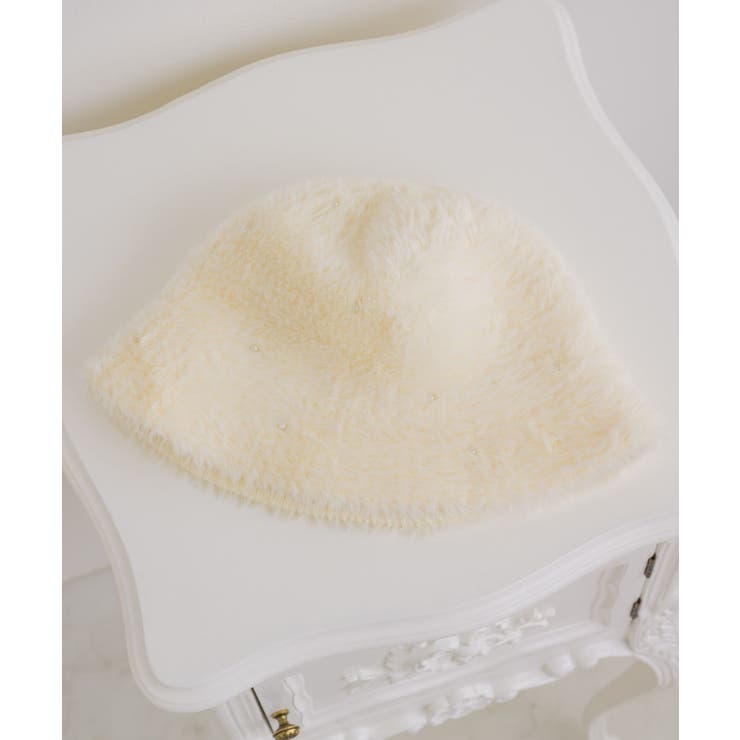 パール付きシャギーハット | RETRO GIRL | 詳細画像2 