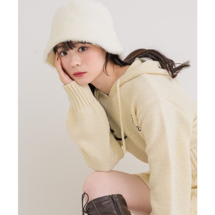 パール付きシャギーハット | RETRO GIRL | 詳細画像4 