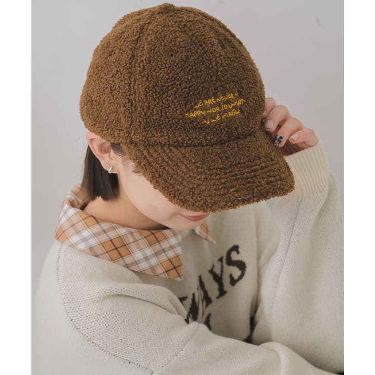ボア刺繍キャップ | RETRO GIRL | 詳細画像12 