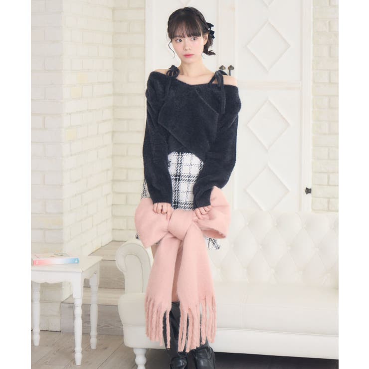 フリンジマフラー | RETRO GIRL | 詳細画像13 