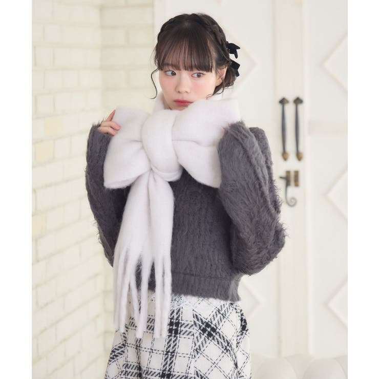 フリンジマフラー | RETRO GIRL | 詳細画像4 