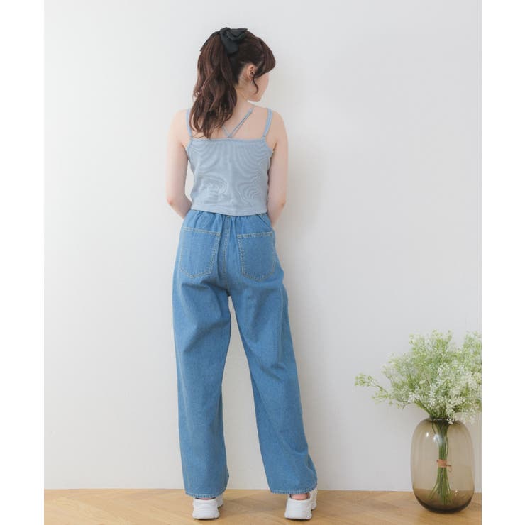デイジー刺繍デニムPT[品番：RTGW0006910]｜RETRO GIRL（レトロ