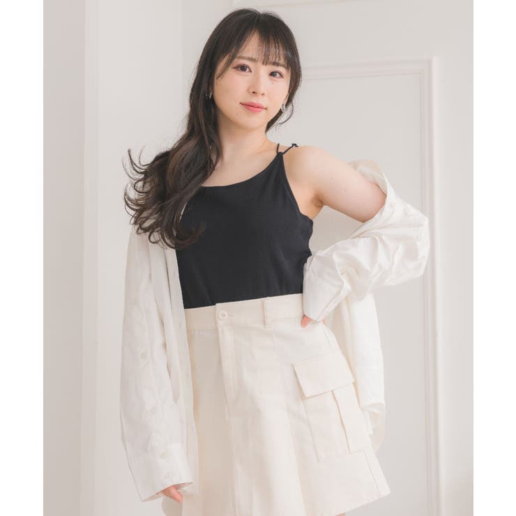 BLK1 | カップ付キャミ | RETRO GIRL