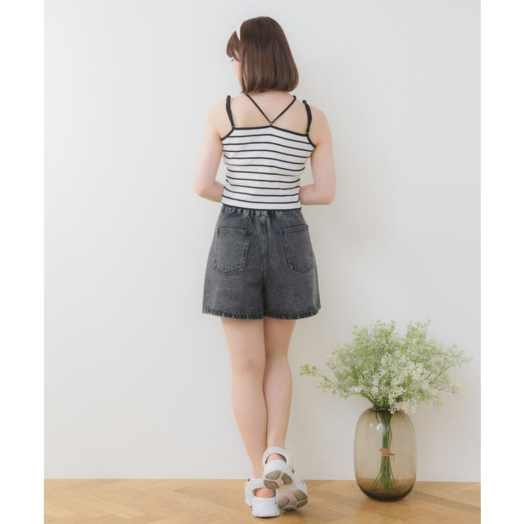 Blugirl ブルーガール　ブルマリン　チェーンストラップ キャミソール X-girl（エックスガール）の「STRIPED CAMISOLE（キャミソール
