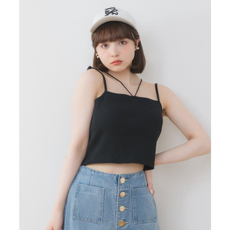 裾刺繍カップインキャミ | RETRO GIRL | 詳細画像23 