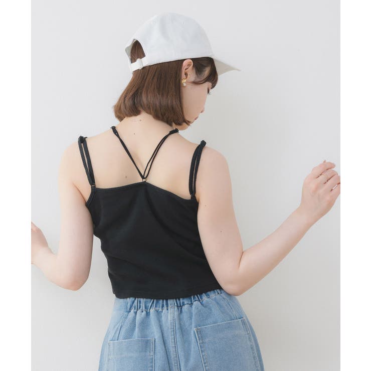 裾刺繍カップインキャミ | RETRO GIRL | 詳細画像25 