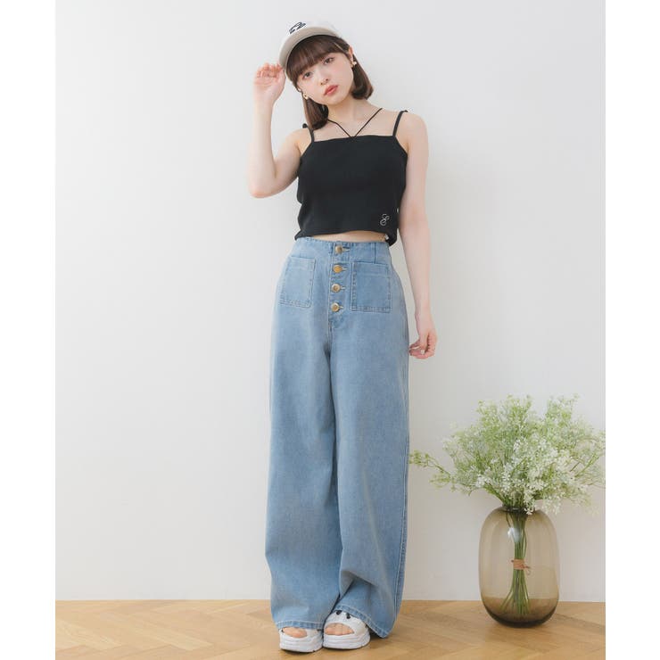 裾刺繍カップインキャミ | RETRO GIRL | 詳細画像27 