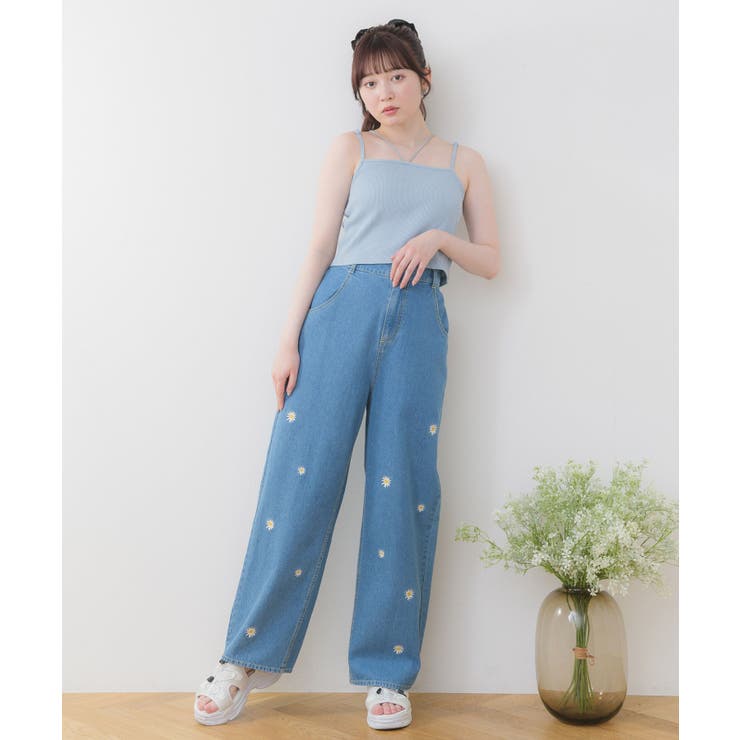 裾刺繍カップインキャミ | RETRO GIRL | 詳細画像35 