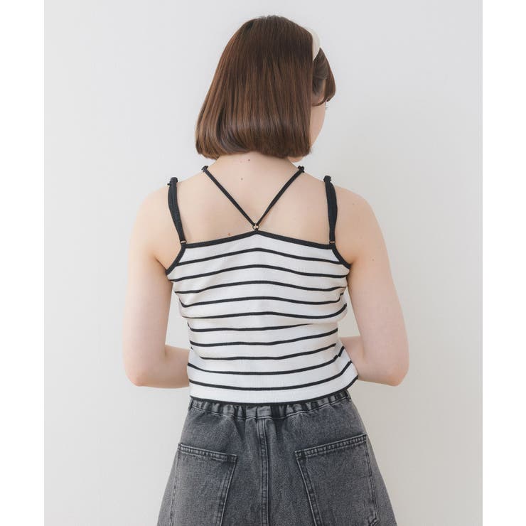 裾刺繍カップインキャミ | RETRO GIRL | 詳細画像3 