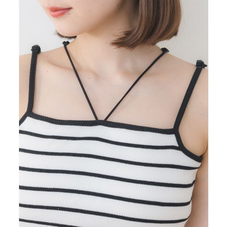 裾刺繍カップインキャミ | RETRO GIRL | 詳細画像4 