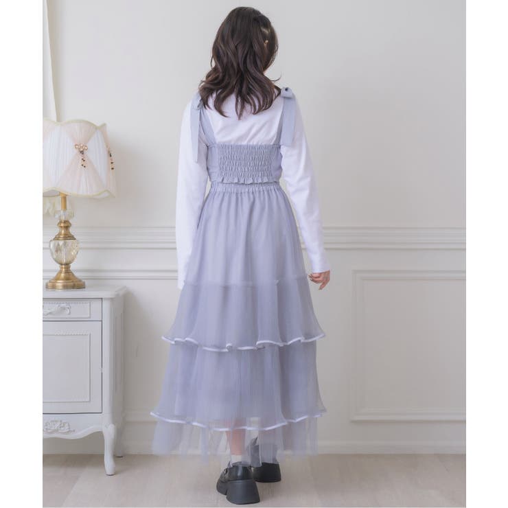 プリーツチュールSK 【Emsexcite】チュールスカート ティアードスカート | RETRO GIRL | 詳細画像21 