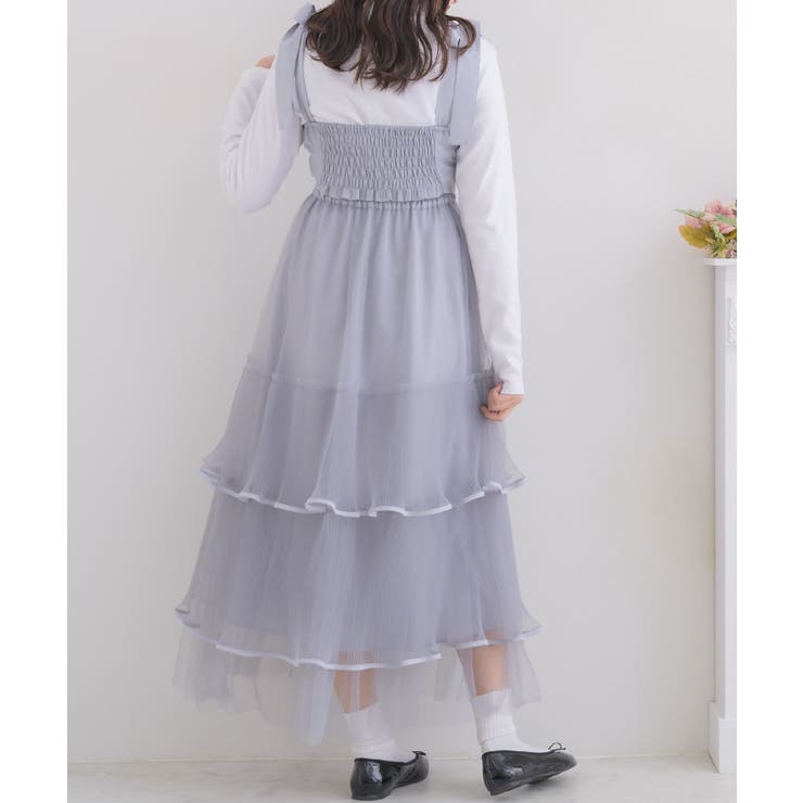 プリーツチュールSK 【Emsexcite】チュールスカート ティアードスカート | RETRO GIRL | 詳細画像31 
