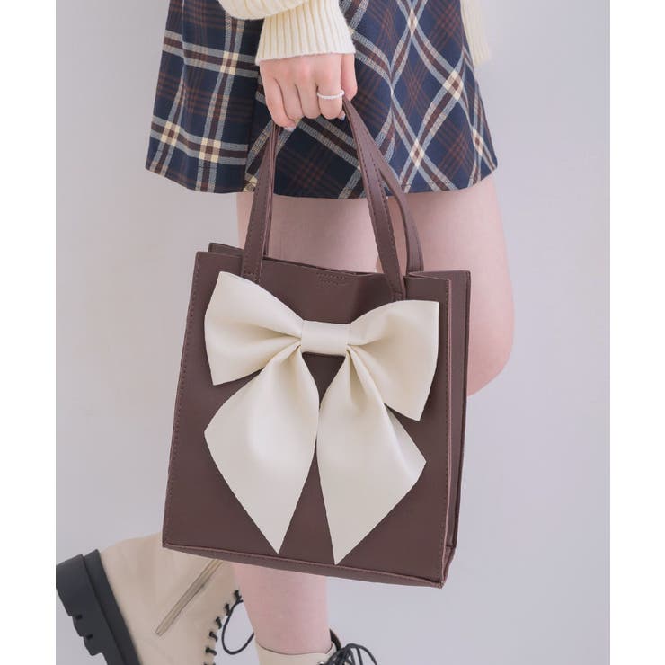 リボントートバッグ 【Emsexcite】BAG/トート・バンドバッグ