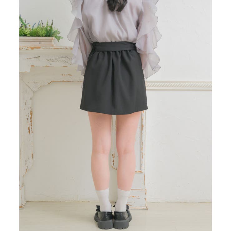 共ベルト付台形ミニSK | RETRO GIRL | 詳細画像17 