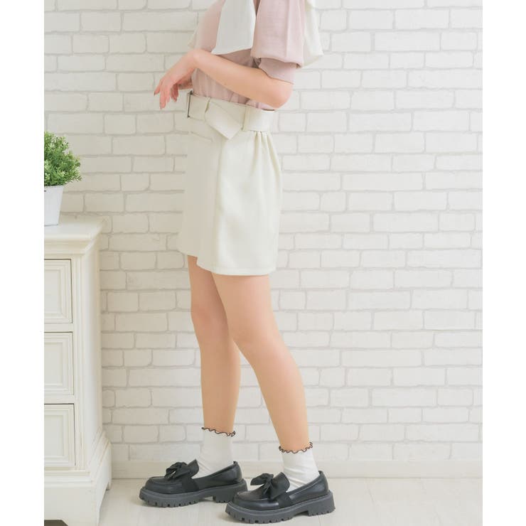 共ベルト付台形ミニSK | RETRO GIRL | 詳細画像7 