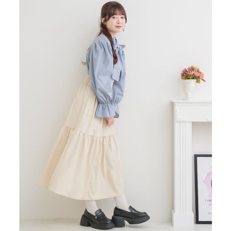 レザーハイウエストフレアSK 【Emsexcite】ハイウエスト フレアスカート | RETRO GIRL | 詳細画像12 