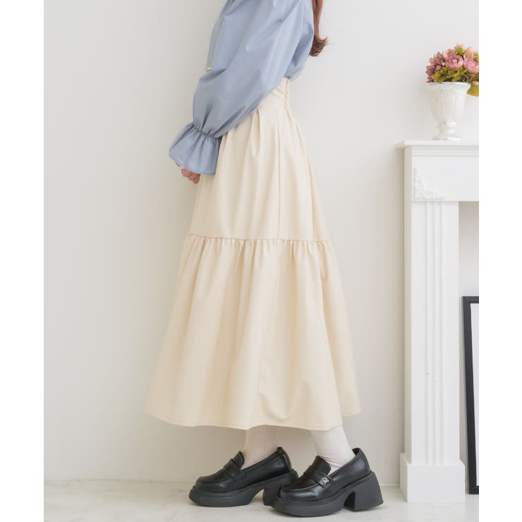 レザーハイウエストフレアSK 【Emsexcite】ハイウエスト フレアスカート | RETRO GIRL | 詳細画像3 