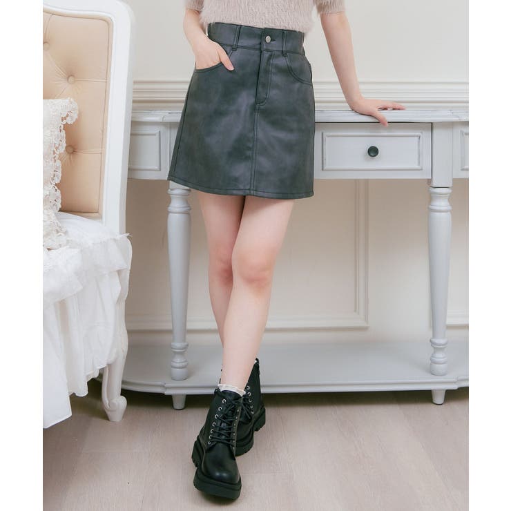 GRY2 | 台形ミニSK | RETRO GIRL