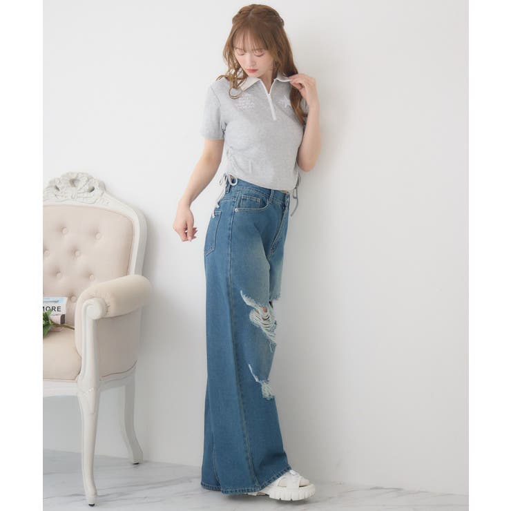 ダメージデニムPT | RETRO GIRL | 詳細画像14 