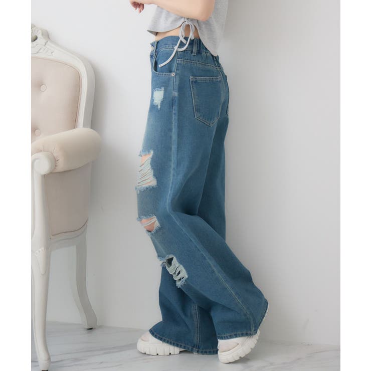 ダメージデニムPT | RETRO GIRL | 詳細画像19 