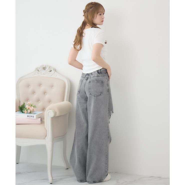 ダメージデニムPT | RETRO GIRL | 詳細画像24 