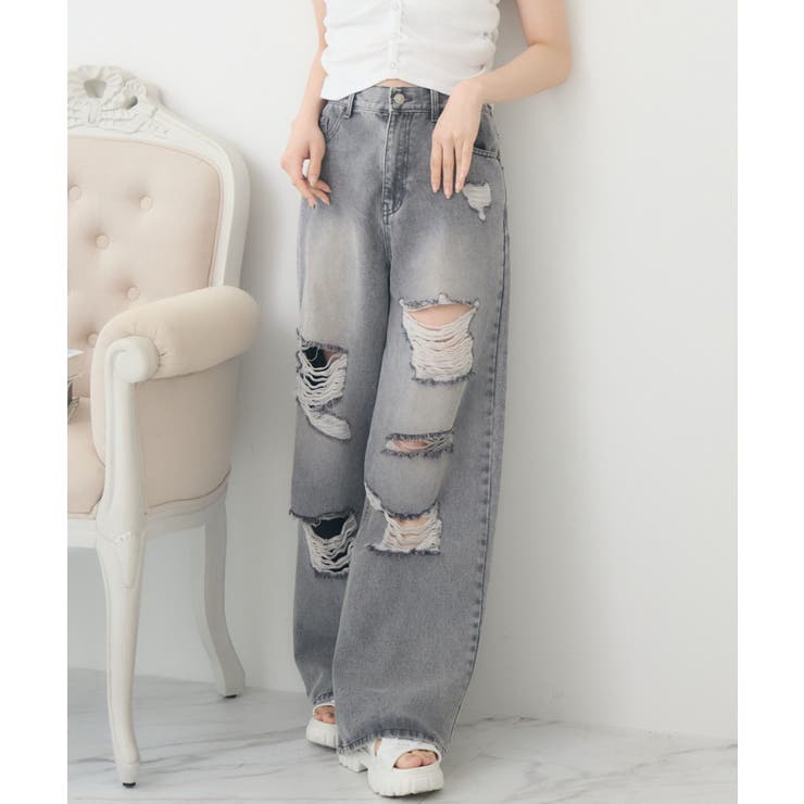 ダメージデニムPT | RETRO GIRL | 詳細画像25 