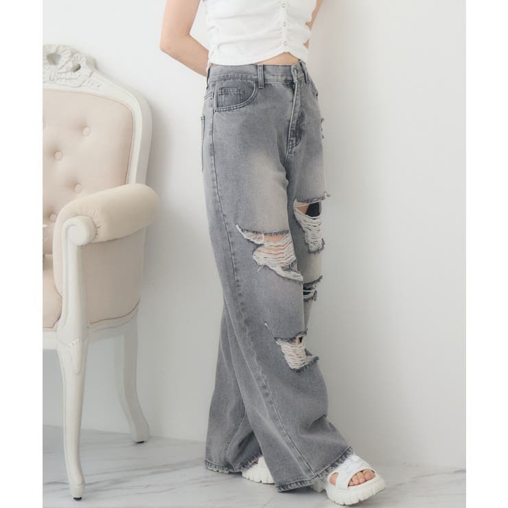 ダメージデニムPT | RETRO GIRL | 詳細画像26 